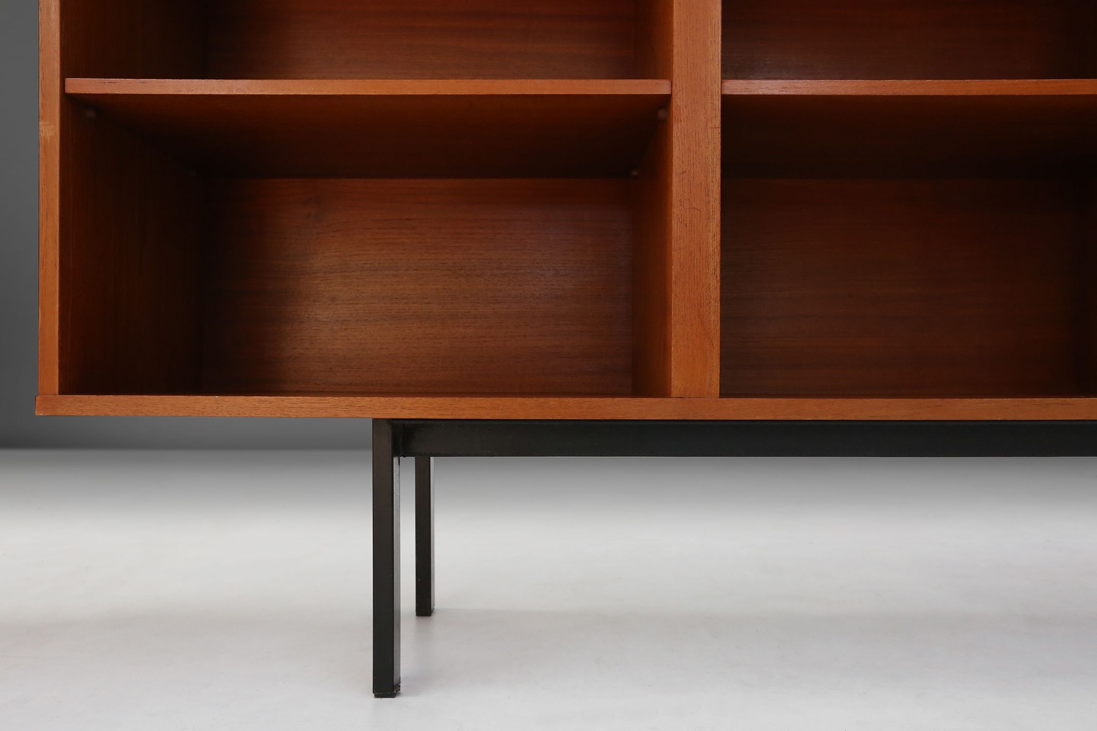 Set of Three Mid‑Century Teak Cabinets, Belgium, 1960sthumbnail
